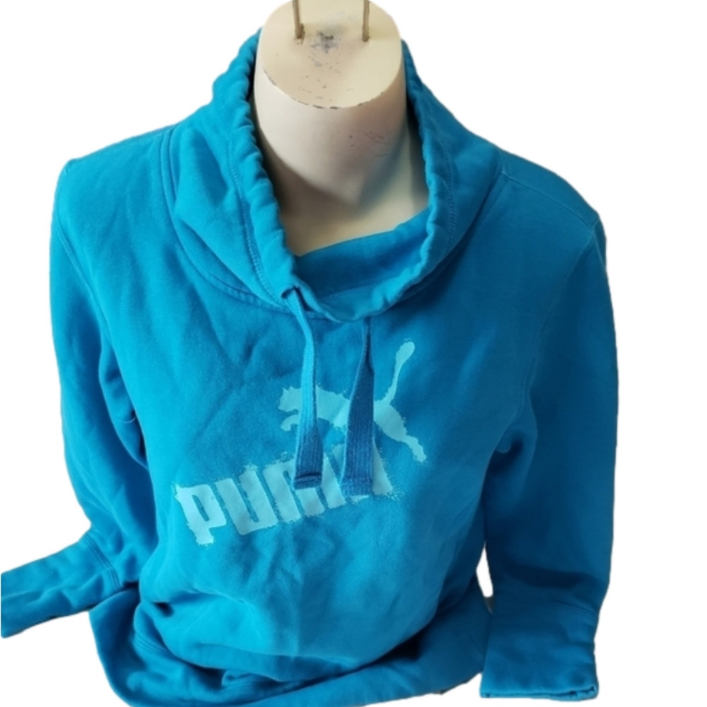 Puma Blue Drawstring Sweater